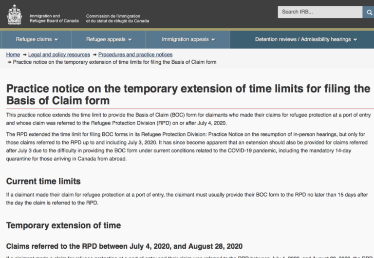 IRB Practice Notice On The Temporary Extension Of Time Limits For